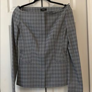 Beautiful off-shoulder Theory Jacket
